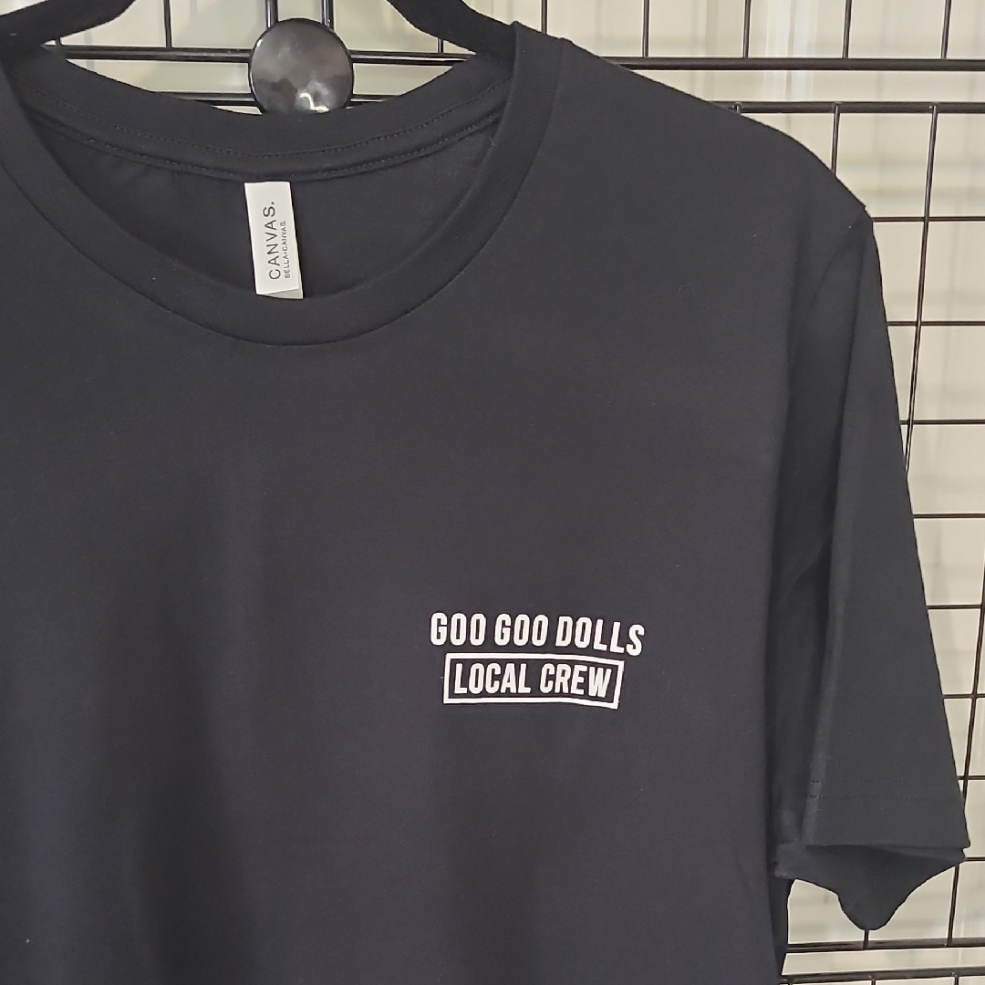 New Goo Goo Dolls Local Crew Black Ts New Goo Goo Dolls Local Crew Black Ts